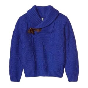 Janie And Jack Shawl Collar Anchor Pullover Size 4